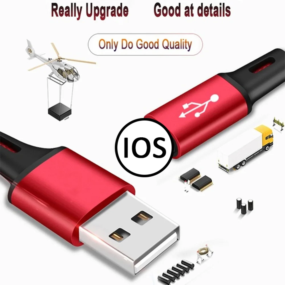 

Multi Charging Cable 3 in 1 Data Cable for Android iOS Type-C Mobile Phone USB One Dragging Three Data Line Charge Cable