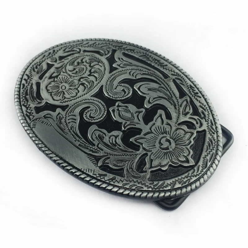 Новинка 2020 модная классическая ковбойская Цветочная металлическая пряжка для