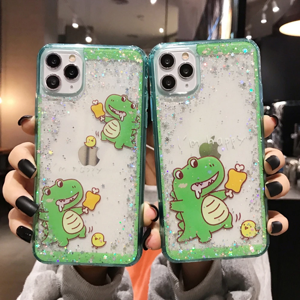 Роскошный блестящий чехол для телефона Apple iPhone X XR XS 11 Pro Max 8 7 6S 6 Plus мягкий