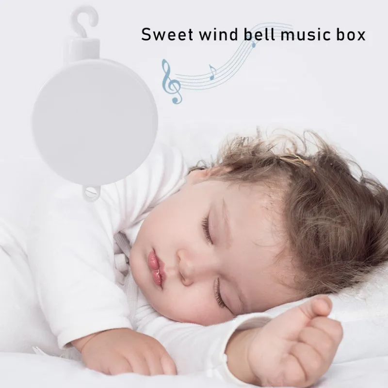 

Baby Bed Bell Rattle For Newborns Children 0-1 Year Old Music Rotating Bell Mobile On The Crib Newborn Baby Accessories Toys
