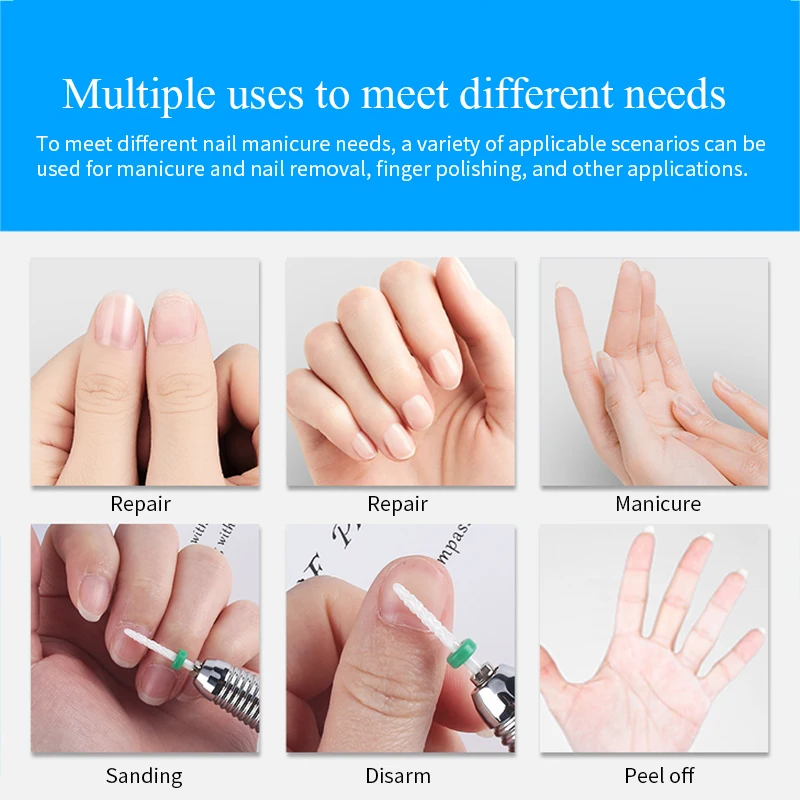 29 типов керамических фрез для ногтей электрические пилки фрезерная машина