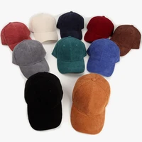 15 colors adjustable corduroy baseball hat vacation outdoor shopping casquette gorras photography sun cap