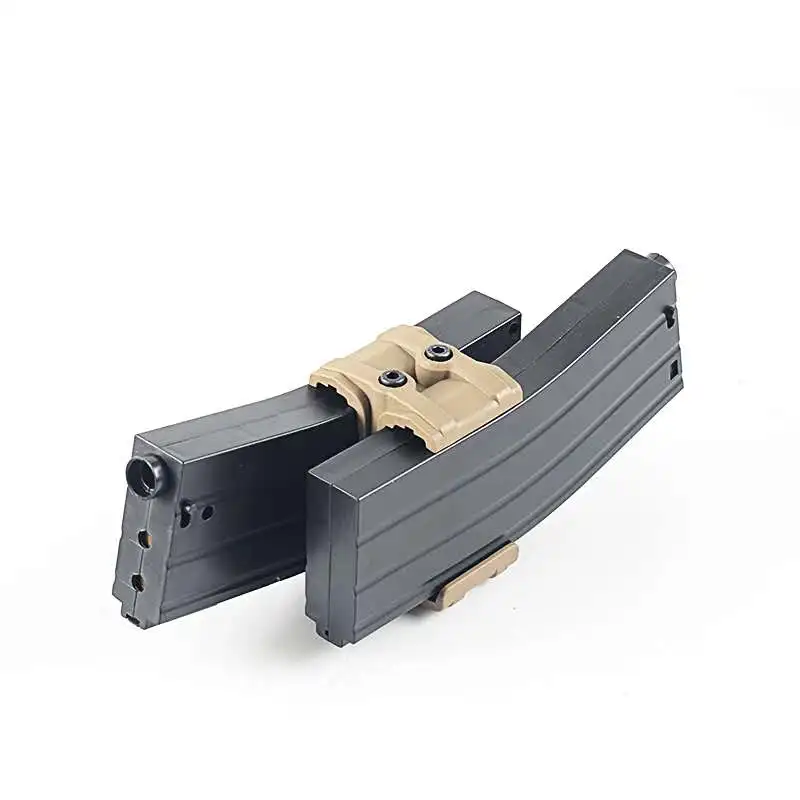 Magorui Magazine Coupler Double ABS Link Clamp Mag 5 56x45 мм NATO 30/40 круглые журналы | Спорт и развлечения
