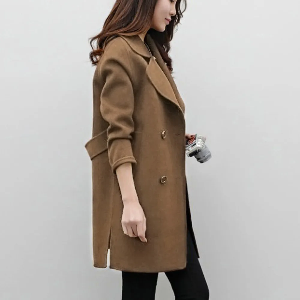 Veste femme jaqueta feminina, Женская Осенняя зимняя куртка, повседневная верхняя одежда, парка, тонкое пальто, пальто, chaquetas mujer