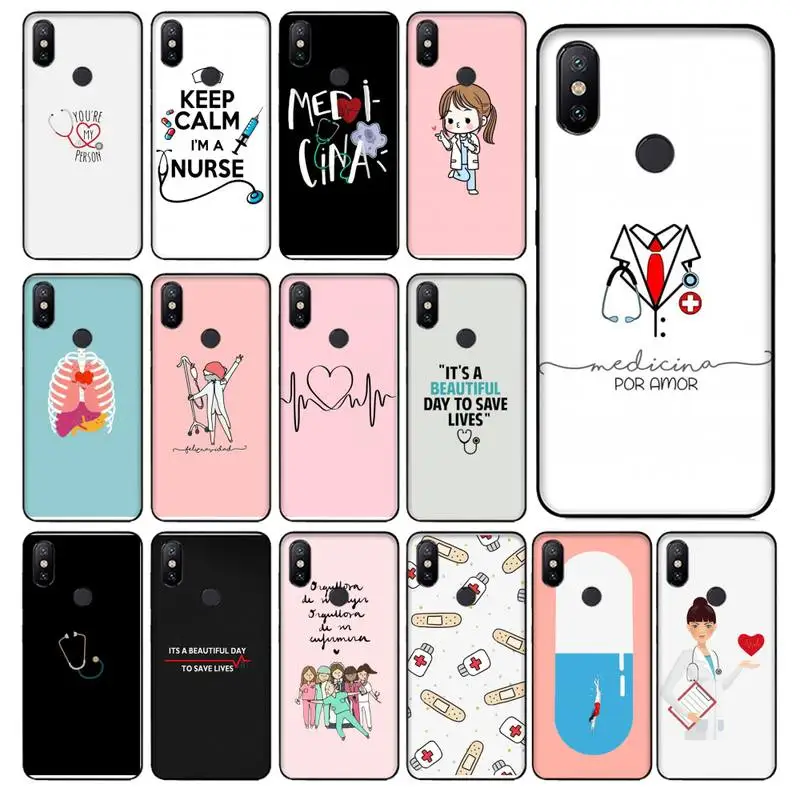 

Nurse Doctor Medical Health Phone Case For Xiaomi Mi Note 10 Lite pro 7 9 9t pro se a2 lite