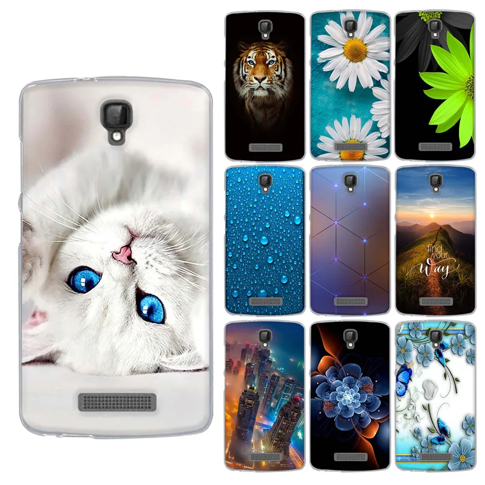 Чехол-накладка для ZTE Blade L5 Plus силиконовый с принтом | Мобильные телефоны и