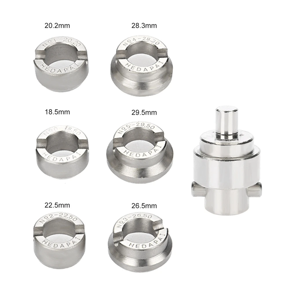 Часы задняя крышка чехол Крышка для бутылок комплект адаптер с 6 пресс форм #5538 #5700