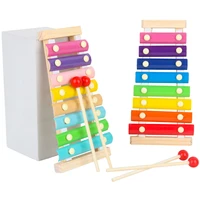 2019 baby kid xylophone 8 note music instrument toy wooden frame style children kids musical funny toys baby educational toys