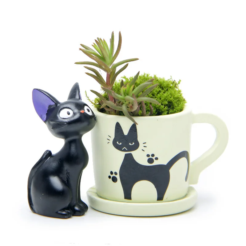 Полимерные суккуленты Totoro садовые фигурки Мини цветочный горшок украшения