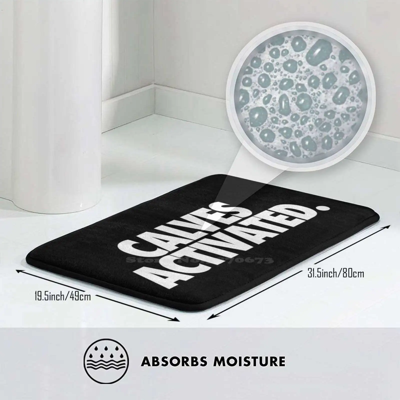 Calves Activated 3D Soft Non-Slip Mat Rug Carpet Foot Pad Philthy Long Ball Drive Pro Golf Workout Gym | Дом и сад