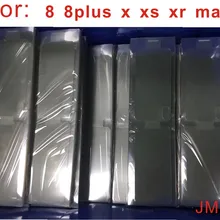 100pcs/lot Plastic Seal Factory Screen Protector Film for New Mobile phone For iP 7 7plus 8 8plus X XS MAX XR 11
