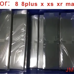 100pcslot plastic seal factory screen protector film for new mobile phone for ip 7 7plus 8 8plus x xs max xr 11 free global shipping