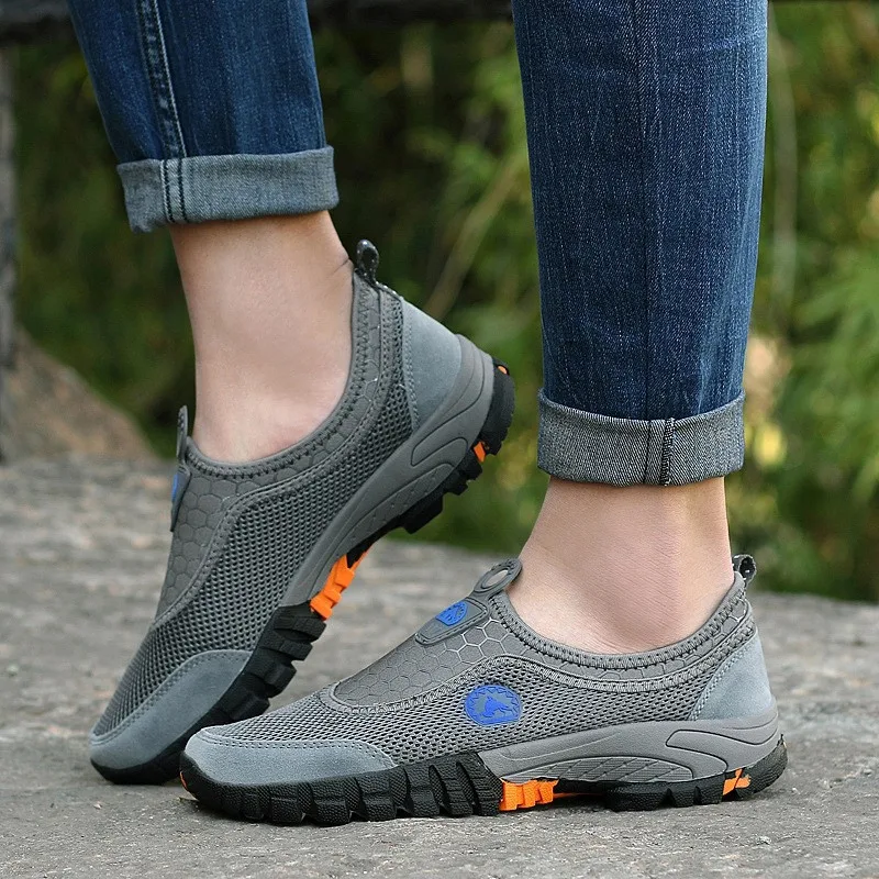 Кроссовки LIN KING мужские из дышащего сетчатого материала летняя Уличная