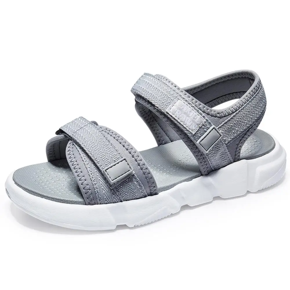 K92620603Gray CAMEL/Новинка; Летние повседневные пляжные мужские сандалии; удобные легкие сандалии двойного назначения; мужская обувь на плоской подошве - Цвет: K92620603Gray