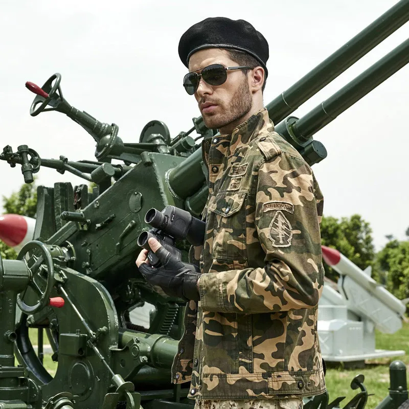 2020 армейская военная куртка пилот с воздухом камуфляжная бомбер мужская