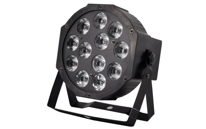 8 шт. в партии 12X12W светодиодный Par Светильник + F светильник чехол led PAR-прожектор RGB