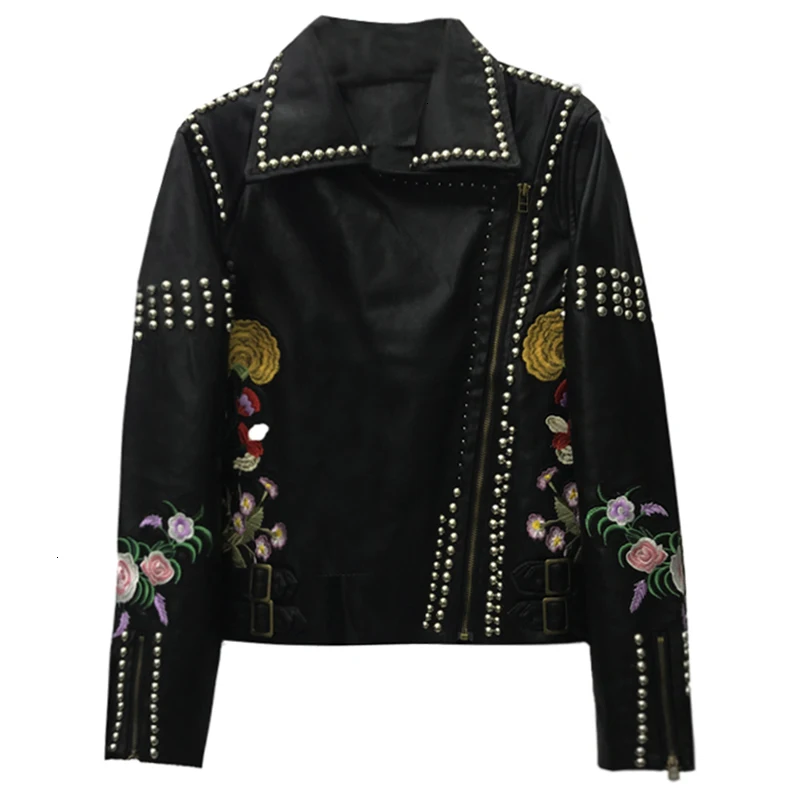 2019 черные кожаные куртки мужские бомберы PU повседневные Chaqueta De Cuero мото заклепки