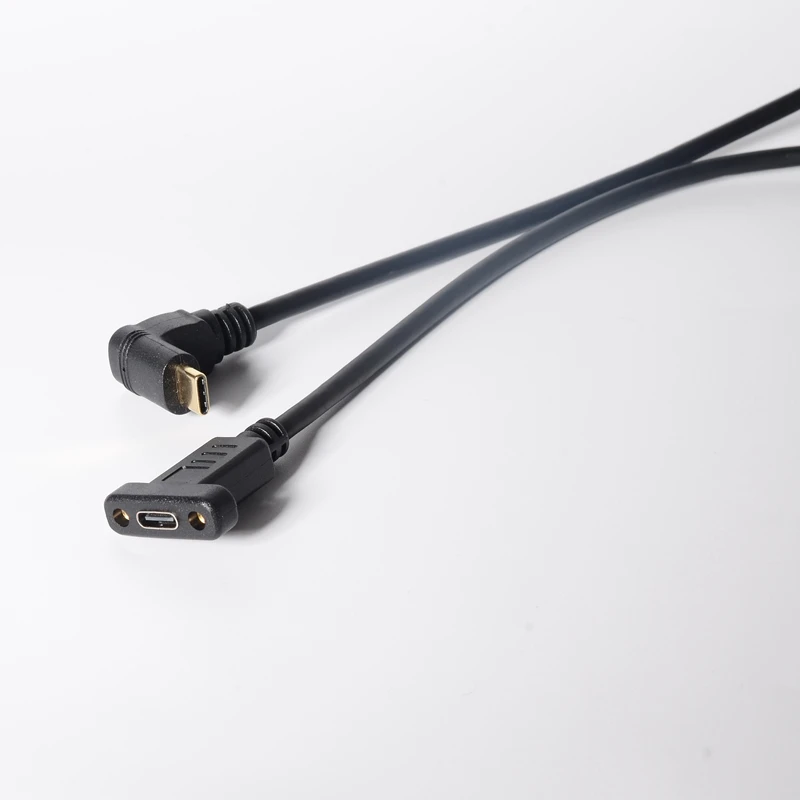 Кабель-удлинитель с разъемами USB 3 1 и Type C 90 градусов | Электроника