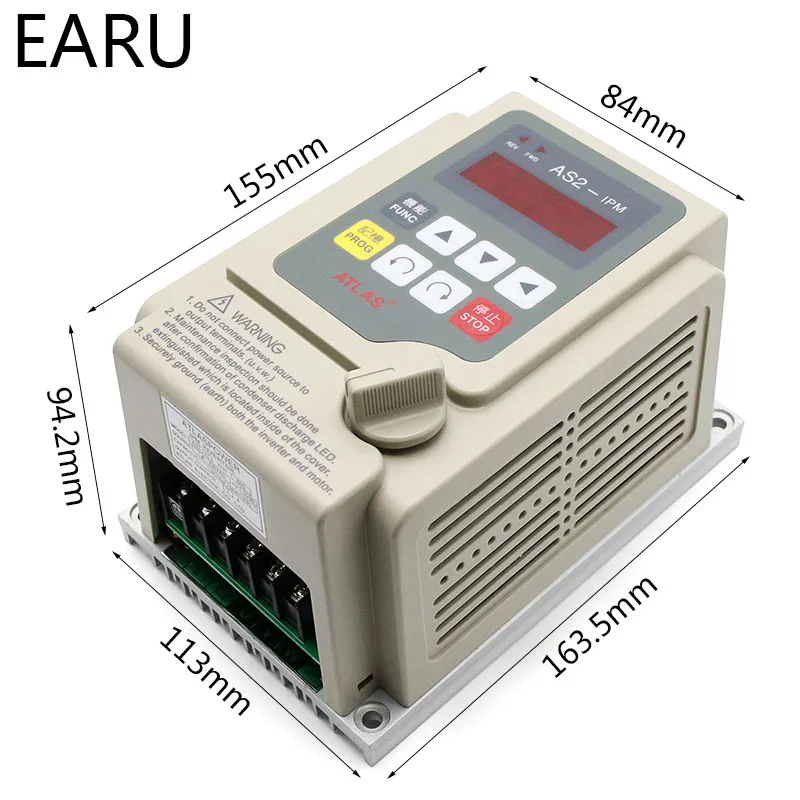 Инвертор VFD 220 кВт 380 преобразователь частоты в/в 3P выход ЧПУ контроллер скорости