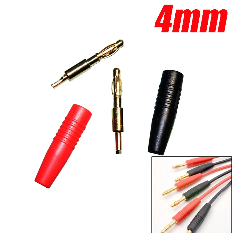 Позолоченные штекерные разъемы типа &quotбанан&quot 4 мм модели адаптеров для