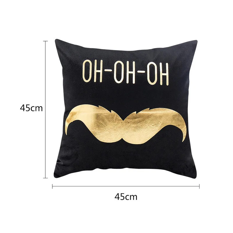 Наволочка на подушки из хлопка и льна для новогодней вечеринки рождественские