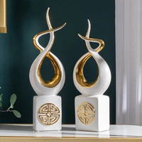 chinese white green pointed ceramic ornaments home livingroom desktop furnishing decoration fengshui tv cabinet figurines crafts