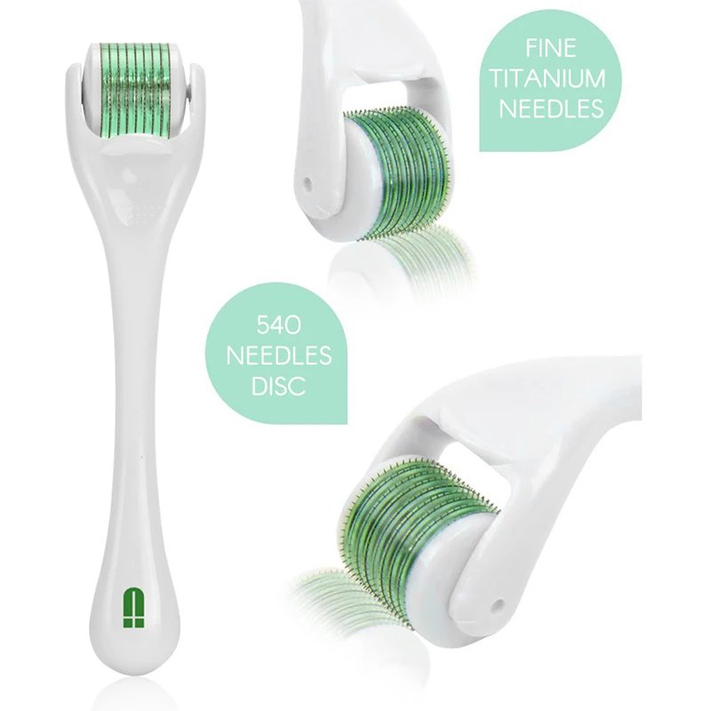 Ролик с микроиглами для отбеливания шрамов и кожи 540 игл|Устройство ухода за