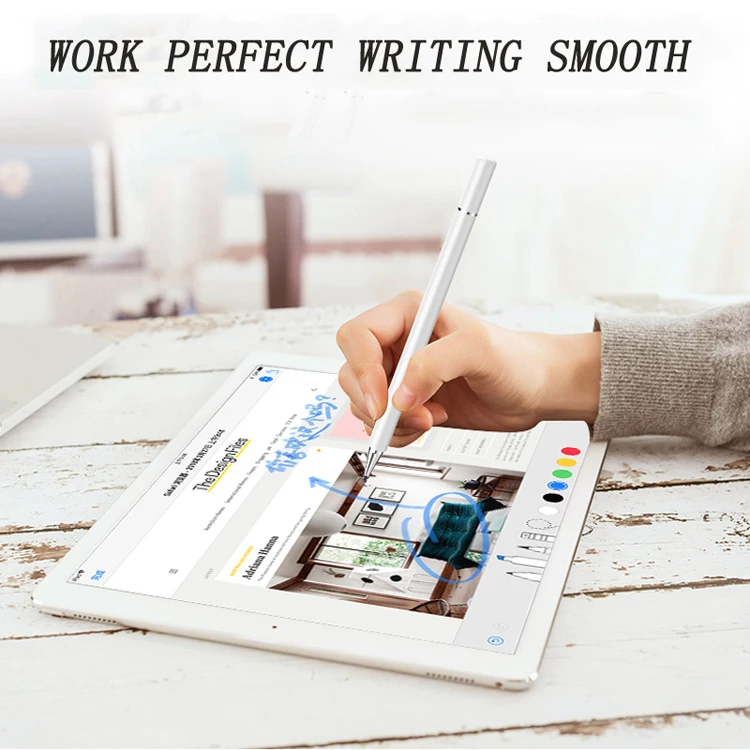 Metal stylus pen capactivite touch screen pen universal tablet pen drawing writing for android for iPad for Samsung