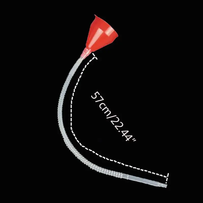 Car Refueling Funnel Detachable Hose Gasoline Engine Oil Additive Motorcycle Farm Machine Use Convenient Anti-leakage Filler Acc |