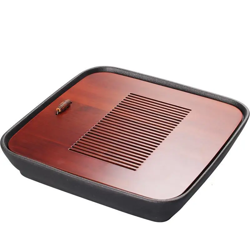 Набор для чайной церемонии поднос с держателем чая в китайском стиле кунг-фу | Дом