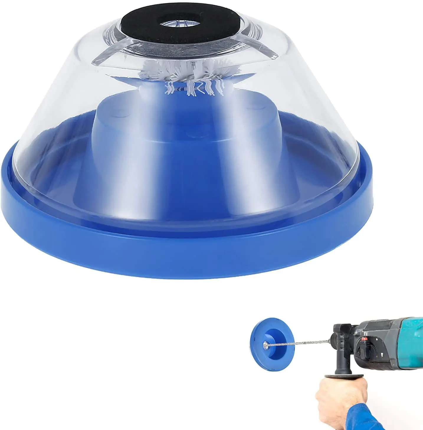 

Пылесборник электрический, нескользящий пластиковый колпачок для дрели, устройство для сбора пыли, бытовые инструменты, детали для сверлен...