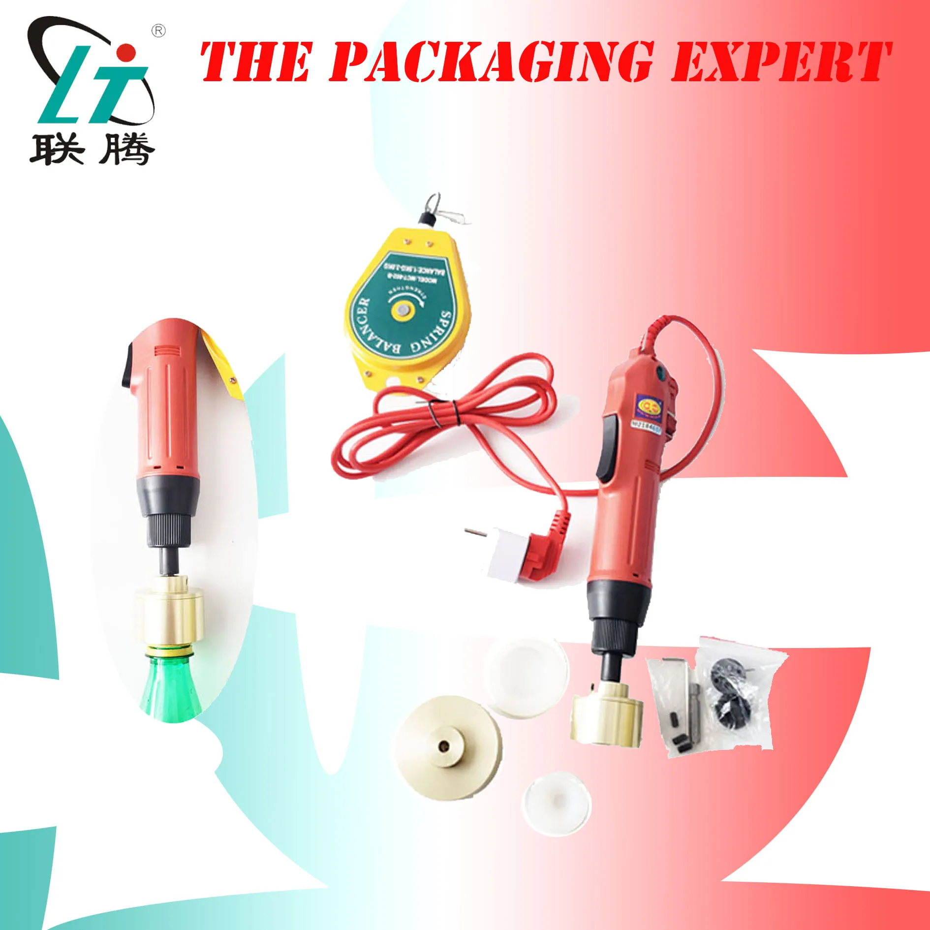 Electric Bottle Capping Machine Hand Hold 10-50mm Cap Screwing Manual Cover Capper Portable Semi Auto Screw Tip Free Shipping | Бытовая