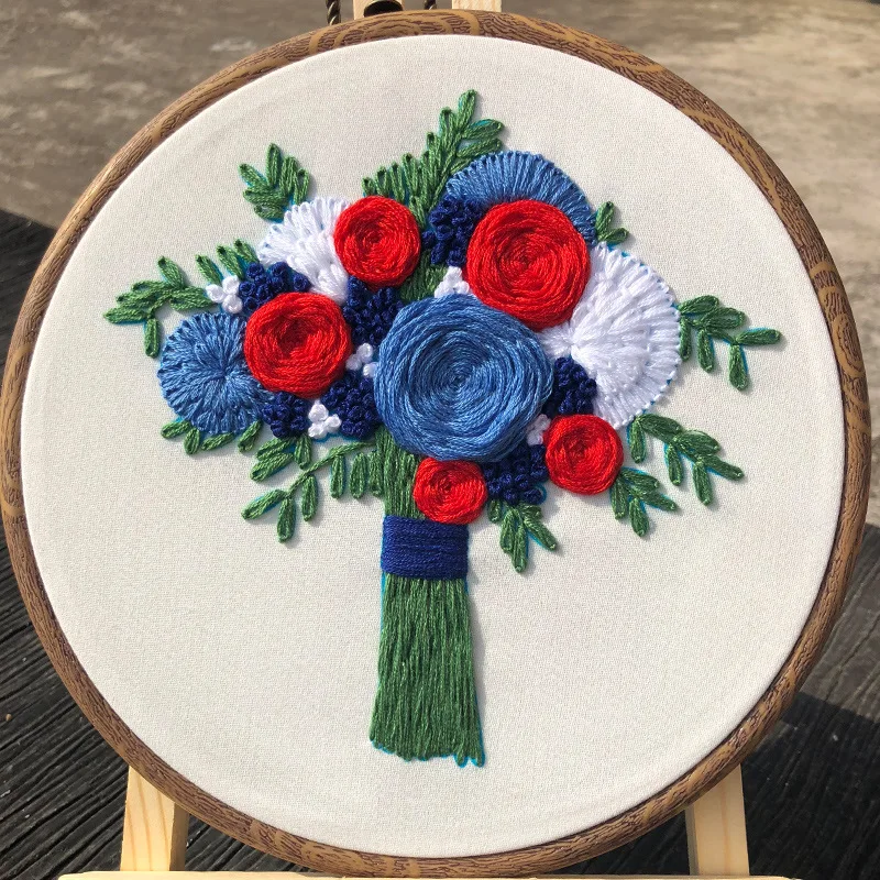 3D вышивка DIY Ручная крестом материалы включают учебники Вышивка Комплект