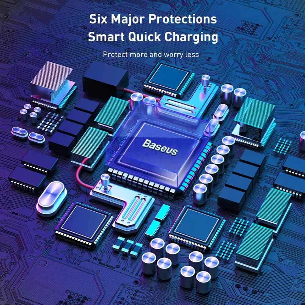 Baseus Quick Charge 4 0 3 USB Автомобильное зарядное устройство для iPhone 11 Pro Max Huawei P30 QC4.0 QC3.0 QC 5A