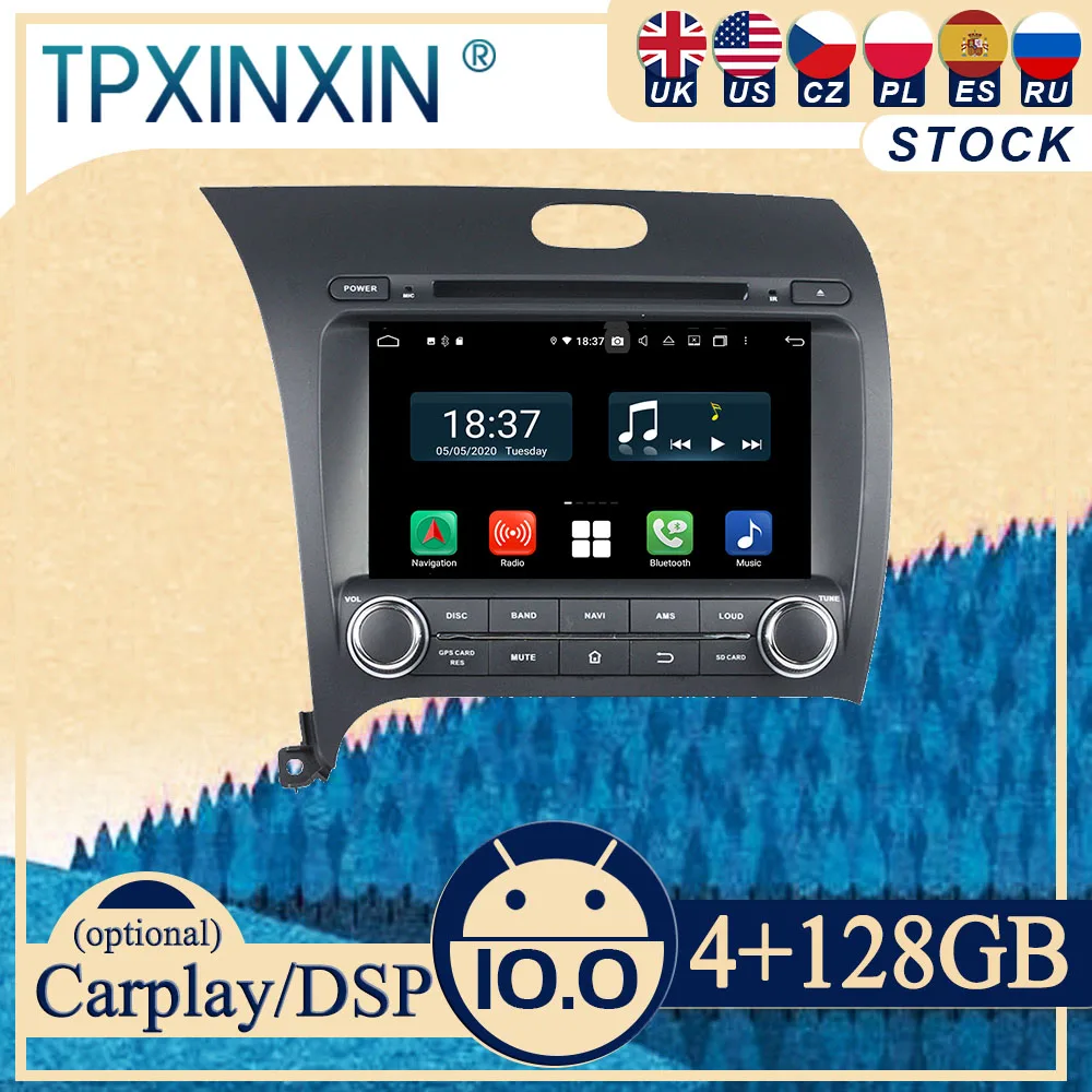 

For KIA Cerato K3 Forte 2013 2014 Android Car Stereo Car Radio with Screen 2 DIN Radio DVD Player Car GPS Navigation Head Unit