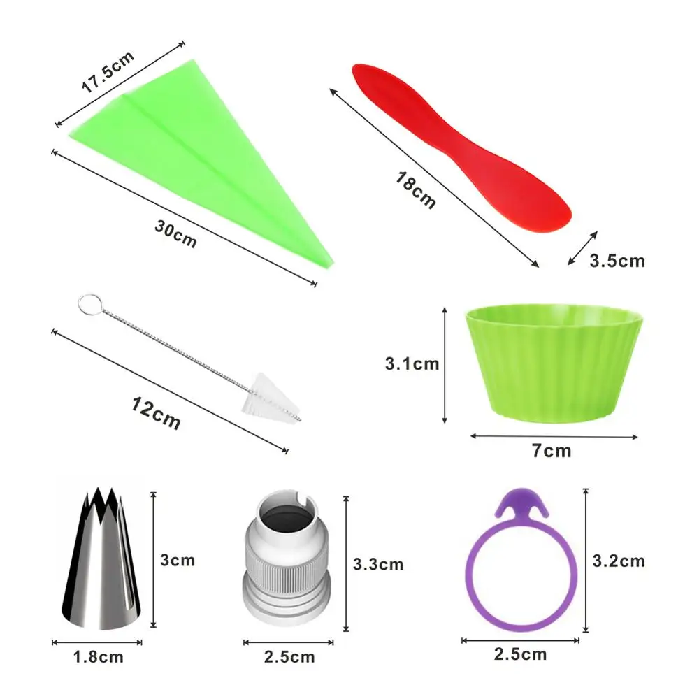 

45 PCS/set Cake Decorating Kit Cream Piping Tips Set Cupcake Baking Tools DIY Decoration Confectionery Tool