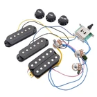 Предварительно смонтированный монтажный жгут для электрогитары ST, 5-канальный переключатель, 2T, 1 в, управление SSH, профессиональные музыкальные инструменты