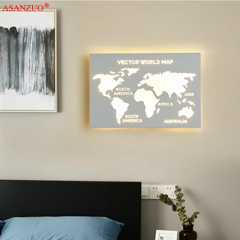 Современные светодиодные настенные лампы комнатное освещение для спальни