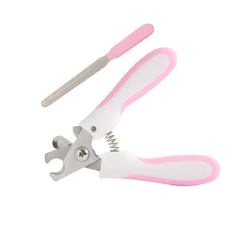 

Stainless steel pet nail clippers set, cat and dog nail trimming small and medium nail clippers, cleaning and grooming tools