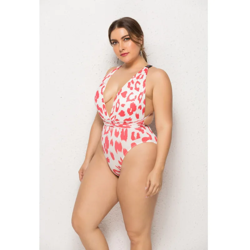 

Women's Swimsuit Bikini Snake Skin Printing Sexy Fat Oversized Beach Swimwear 2021 New Sexy Brazilian Feminine Bikinis Swimsuit