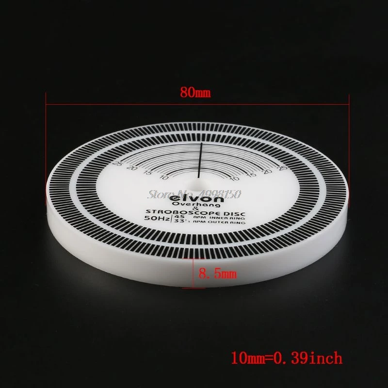 Для проигрывателя виниловых пластинок фонометр тахометр калибровка расстояния