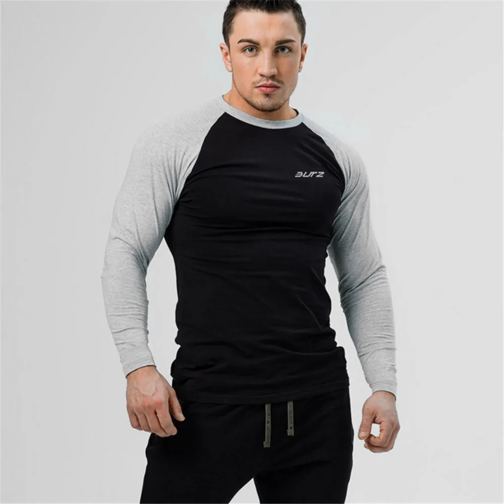 Running Shirt Men's Sport Fitness Gym Tshirt Sportswear Basketball Workout Training Tees Bodybuilding Fitness Tops Gym Clothing