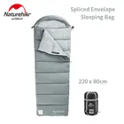 Спальный мешок-конверт Naturehike серии M, сращивающийся, моющийся, для отдыха на открытом воздухе, кемпинга, 3 сезона, с кепкой, спальный мешок для походов и путешествий