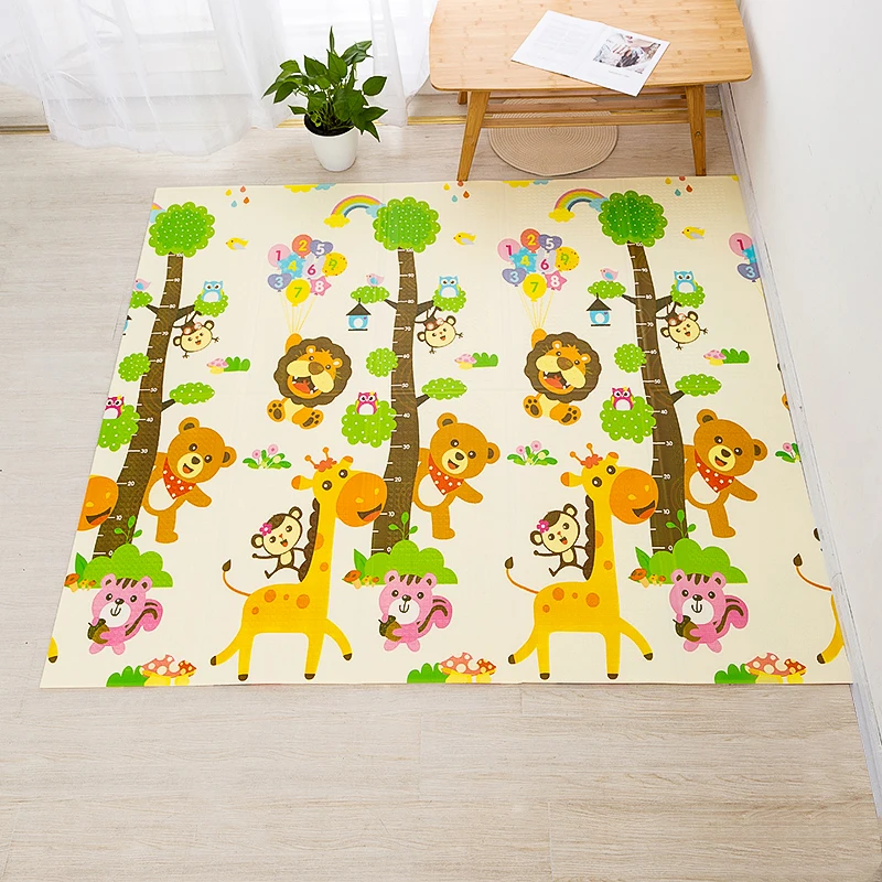Foldable Baby Play Mat Educational Playmats Puzzle Toys for Kids Children Carpet Climbing Pad Rug Activity Game Toy Soft Floor | Игрушки и
