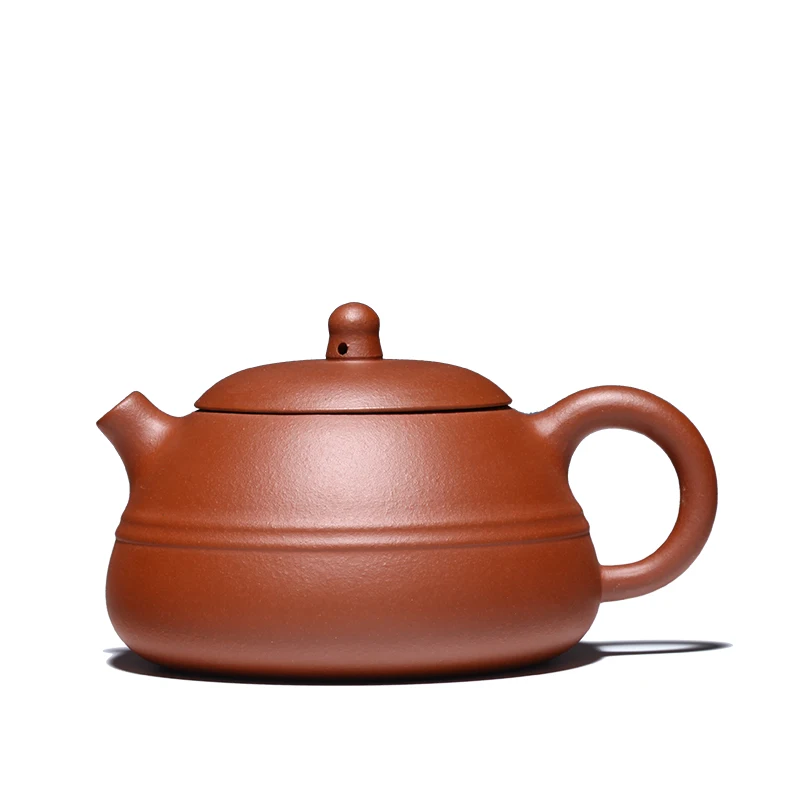 

★Authentic yixing ores are recommended by the pure manual purple clay gifts home teapot tea double east gourd ladle