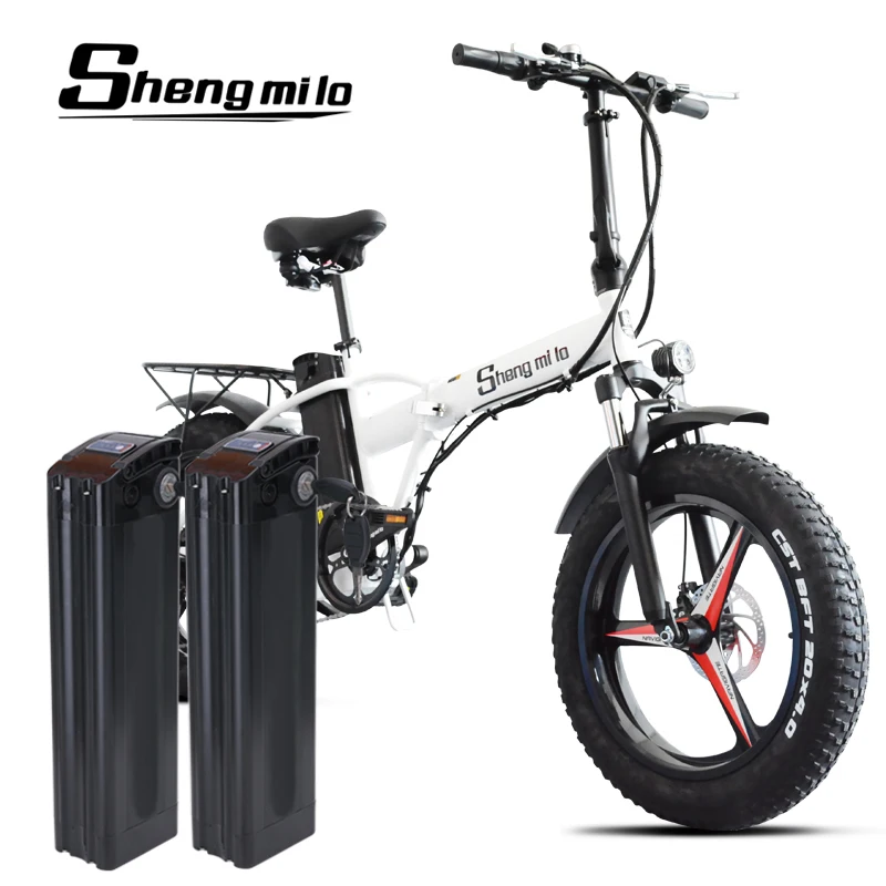Günstig Sheng Milo Elektrische Fahrrad Ebike 48V500W Elektrische Mountainbike Elektrische Faltrad 4,0 Fett Reifen 48V15AH Lithium-batterie
