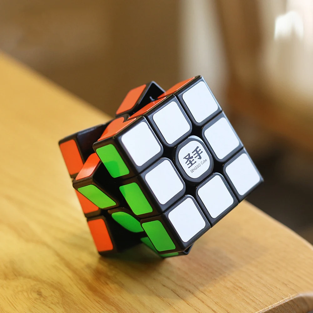SHENGSHOU волшебный куб 3x3x3 скоростной легкий Гладкий детский Развивающий Пазл
