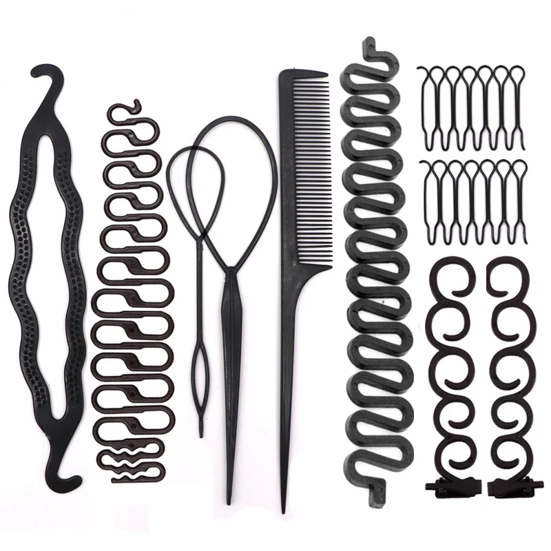 

Telephone Wire Elastic Hair Bands for Women Hair Accessories Ponytail Hairs Ties Gum Rubber Band DIY Hair Styling Braiding Tools
