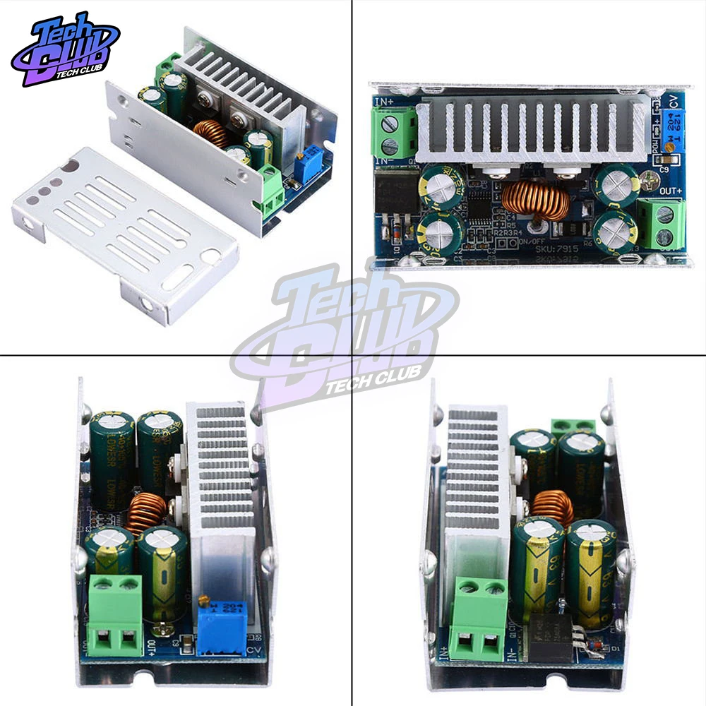 Регулируемый понижающий преобразователь напряжения 200 Вт 15 А 8 60 в|Инверторы и