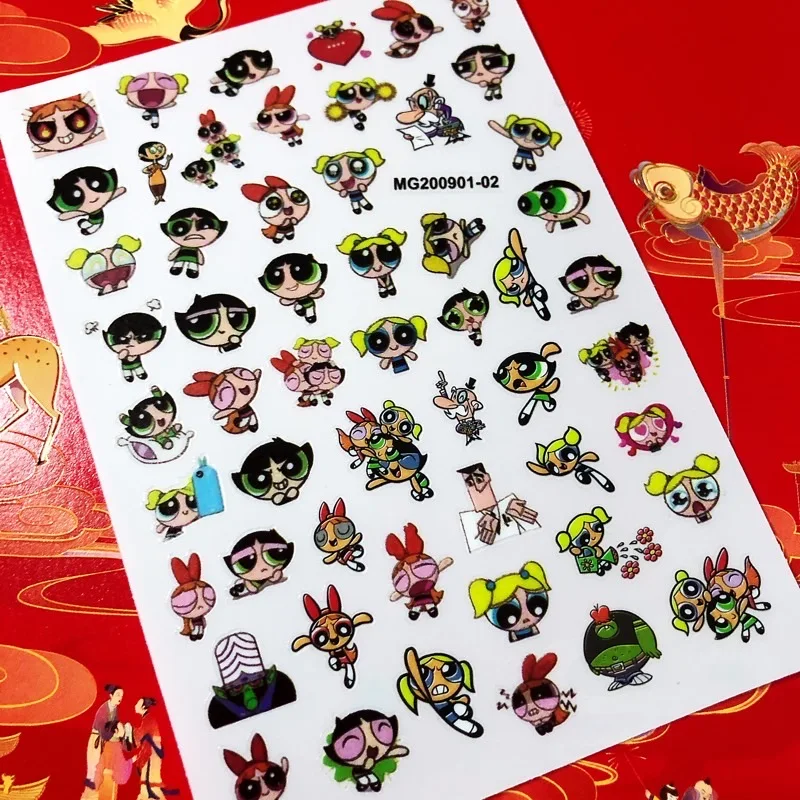 

Cartoon Policewoman flying in the sky 3D Back glue Nail decal Nail sticker Nail decoration Nail art Nail ornament